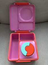 Omie Pink Berry Bento Lunch Box Hot and Cold Insulated Kids And Adult Used