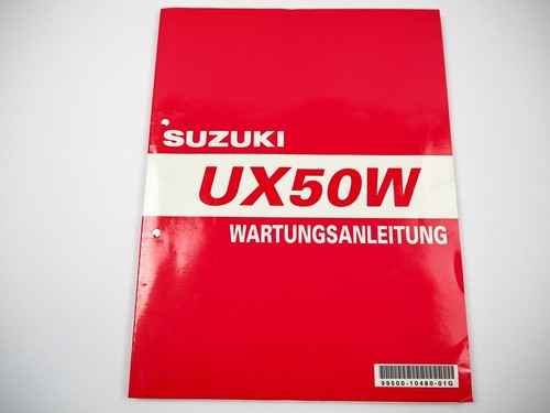 Suzuki ux50w workshop manual - suzuki,