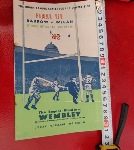 Rugby league programme - league,