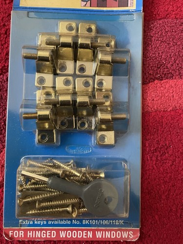 Chubb window lock brass finish - chubb,