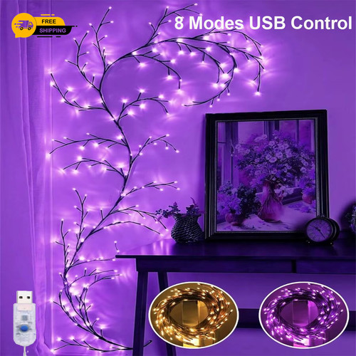 Led tree branch - tree, diy