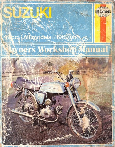 Haynes suzuki a50p - ~, mopeds