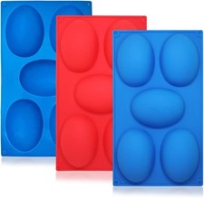 Cavities Easter Eggs Silicone Mold,findTop Baking Mold Cake Pan, Biscuit Chocola