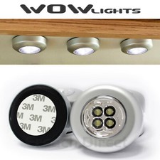 4 LED Push Lights Battery