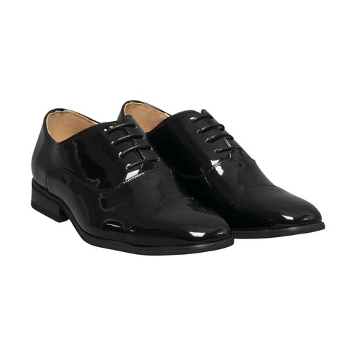Mens black patent wedding - mens,