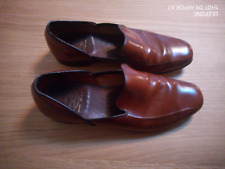 CHURCHS MENS VINTAGE ALL LEATHER SLIPPERS/LOUNGE SHOES  SIZE 8