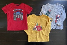 Bundle Of 2t Play Shirts Toddler Boy Car Tractor Forest Books