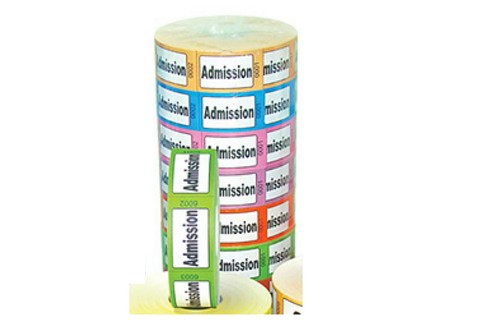 Admission roll tickets - roll, tickets,