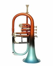 4 VALVE Flugel HORN ORANGE