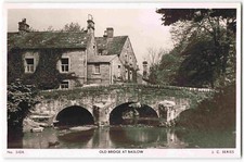 Baslow Derbyshire Old Bridge
