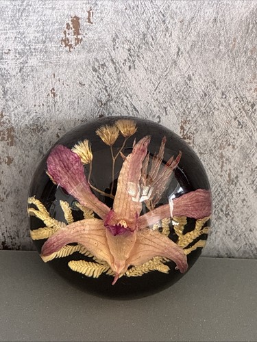 Vintage lucite resin botanical - vintage,