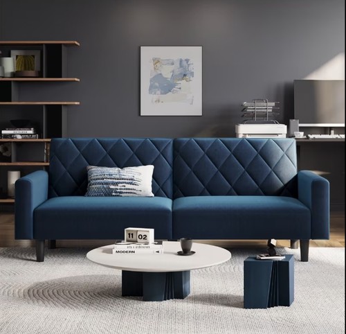 Velvet convertible sofa bed - velvet,