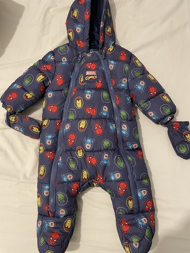 Blue marvel snowsuit from - blue,