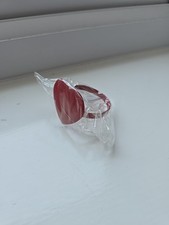 Napkin Rings Set of 6, Red