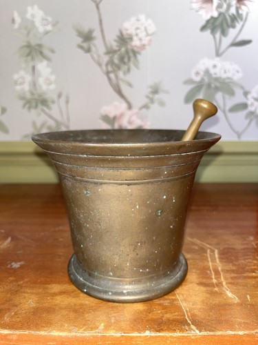 Antique heavy solid - solid, brass