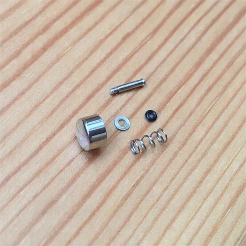 Steel push button - steel, for