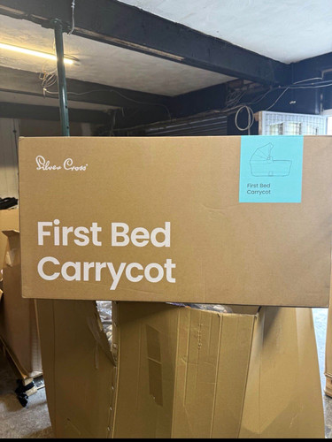 Silver cross first - silver, bed