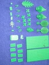 Green Vintage Lego Mixed Pieces many different types Trees