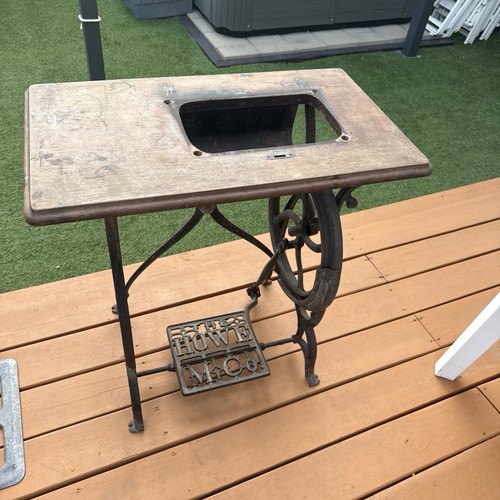 Antique elias howe - howe, treadle