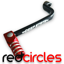 RED CNC KAWASAKI KLX110 DEEP STATE PIT BIKE GEAR LEVER fits 02-23 KLX 110