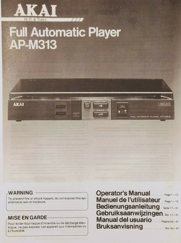 Akai m313 midi automatic - akai, ap-m313