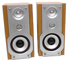 BOOKSHELF SPEAKERS, GRUNDIG 2-WAY SLIMLINE, 20W RMS, 4 OHMS IMPEDANCE