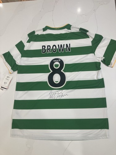 Scott brown signed - brown, celtic