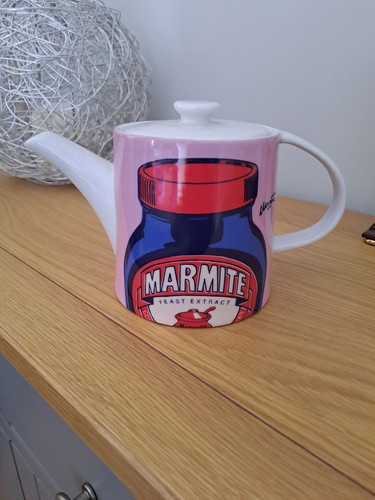 Marmite tea pot - pot, ceramic
