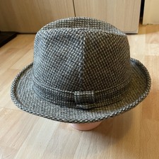 St Michael Tweed Trilby Hat