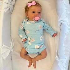 New 18Inches Finished Reborn Baby Dolls Felicia Realistic Adorable Newborn Girl