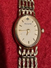 Womens Accurist Diamond 9ct