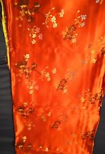 RED SILK BROCADE from HONG KONG SILK MILLS