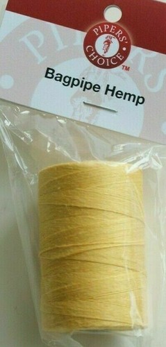 Bagpipe yellow unwaxed - unwaxed, hemp