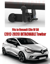 DETACHABLE Tow Bar For RENAULT Clio IV 5D (2012-2020)  & NO ELECTRICS - R028