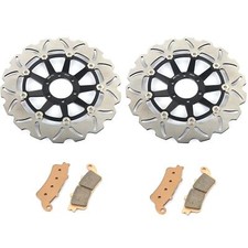 2 Front Brake Discs Rotors