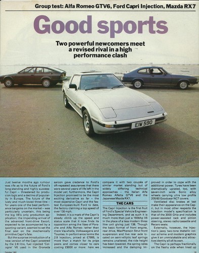 Alfa gtv6 ford capri - alfa,