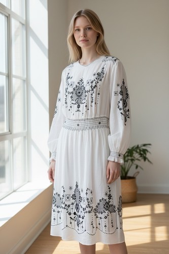Vtg 1920s 1930s cotton tea - 1930s,
