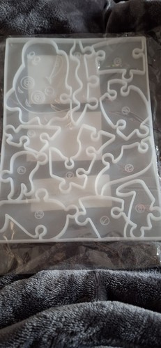 Dinosaur puzzle resin - dinosaur, casting