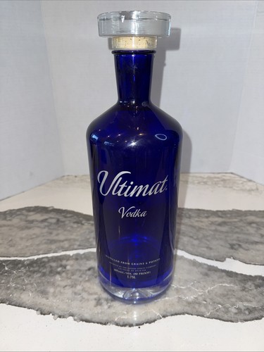 Ultimat vodka empty bottle - ultimat,