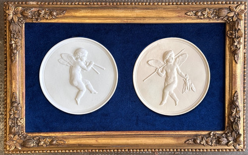 Antique porcelain plaque - antique,
