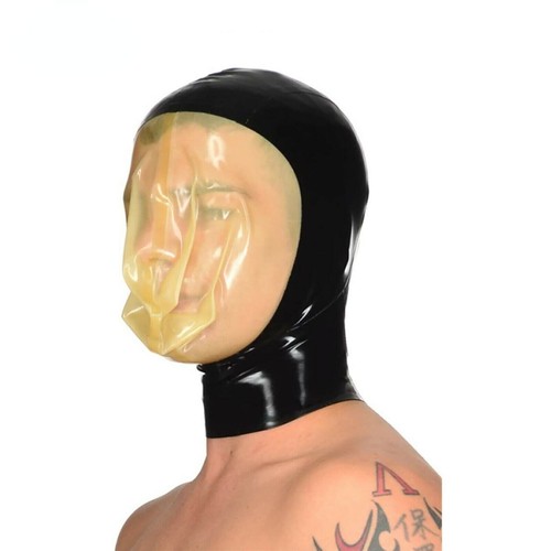 Latex rubber hood mask - rubber,
