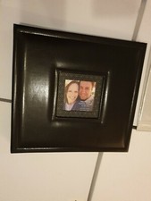 Hallmark XL Brown Leather Album 96 Pockets 6x4" Photos + extra 16 sheets (192)