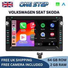 VOLKSWAGEN MK3 MK4 GOLF POLO BORA CarPlay Android Auto Head Unit Radio CAMERA 