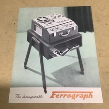 Ferrograph Series 420 Reel To Reel Brochure