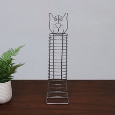 Vintage 90s Chrome Wire Metal