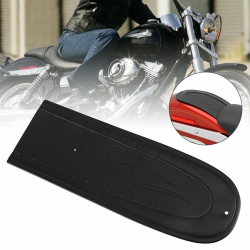 Black flame stitch leather - black,