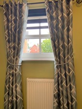 1 Pair Eyelet Curtains From
