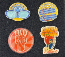 Butlins Badges x 4