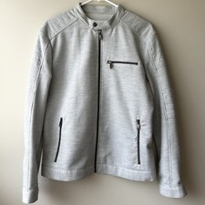 ZARA Men’s Gray Moto Jacket