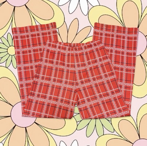 Vintage 70s red plaid - vintage,